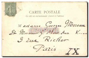 Old Postcard Caen Chateau of William the Conqueror