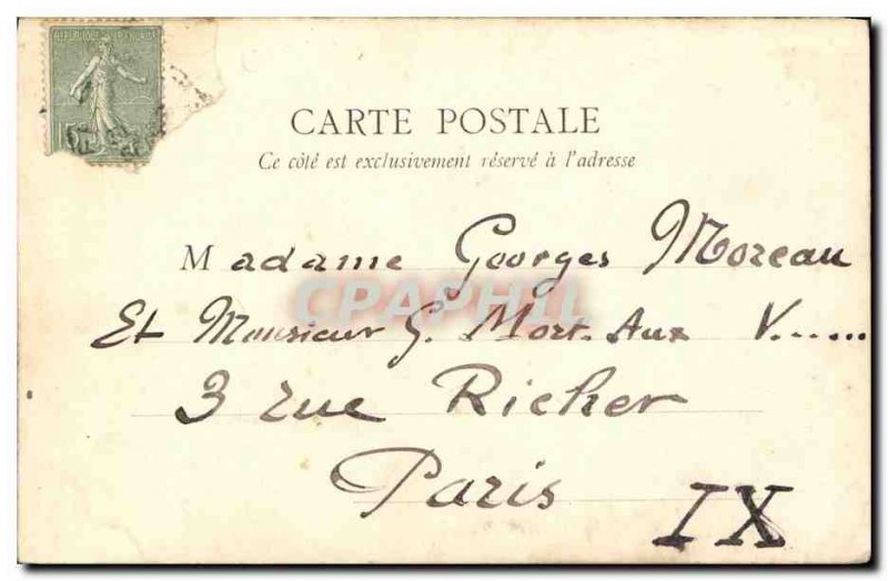 Old Postcard Caen Chateau of William the Conqueror