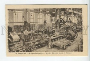 460262 FRANCE Le CREUSOT Schneider Factories advertising Vintage postcard