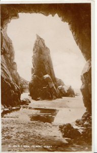 Channel Islands Postcard - Needle Rock - Pelmont - Jersey - RP - Ref 8923A