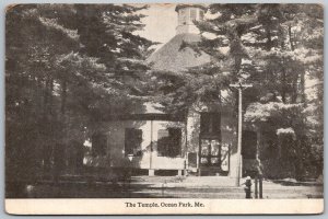 Ocean Park Maine 1925 Postcard The Temple