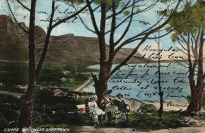 South Africa Camps Bay Near Cape Town Vintage Postcard 08.97