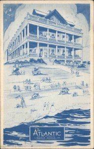 Virginia Beach Virginia VA The Atlantic Hotel Vintage Postcard