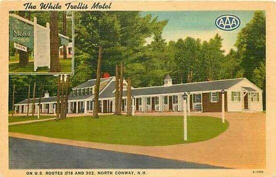 NH, North Conway, New Hampshire, White Trellis Motel, Herbert O. Thwing E-13959