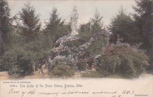 Ohio Dayton The Lady Of The Pines Statue 1906 Rotograph