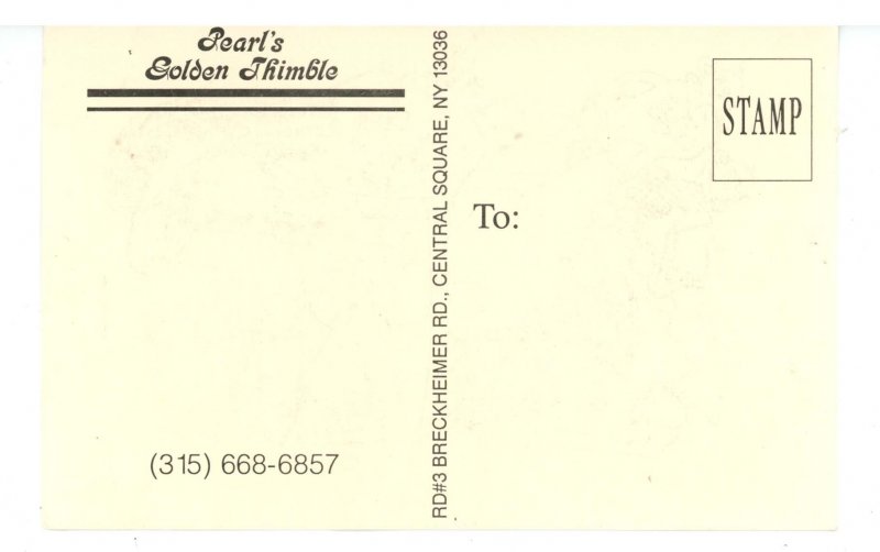 NY - Central Square. Pearl's Golden Thimble