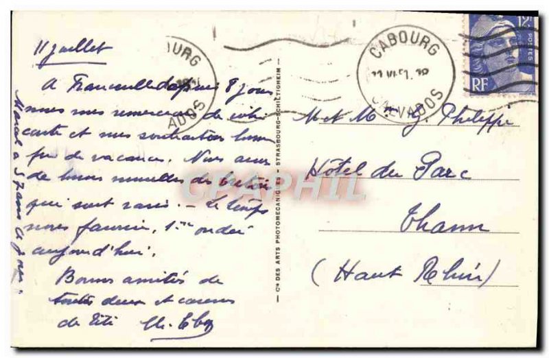 Old Postcard Dives William the Conqueror Hostellerie