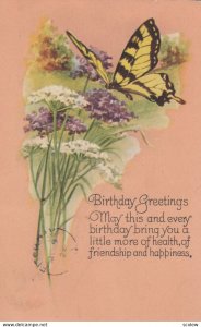 BUTTERFLY Birthday Greetings , 1927