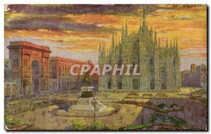 Italia - Italy - Italy - Milan - Milan - Piazza del Duomo - Old Postcard