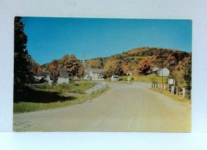 West Dover Vermont Village Postcard 