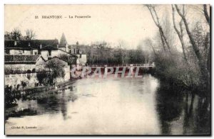 Old Postcard Brantome Gateway