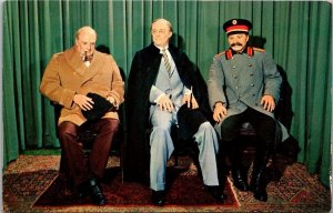 Yalta Conference 1945 Winston Churchill Franklin Roosevelt and Joseph Stalin
