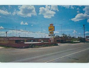 Unused Pre-1980 OLD CARS & BEST WESTERN MOTEL Manteca California CA M0756