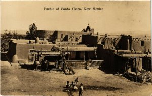 PC CPA US, NM, PUEBLO OF SANTA CLARA, VINTAGE REAL PHOTO POSTCARD (b6731)