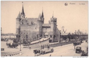 ANVERS, Le Steen, Horse-drawn wagon, Belgium, 00-10s