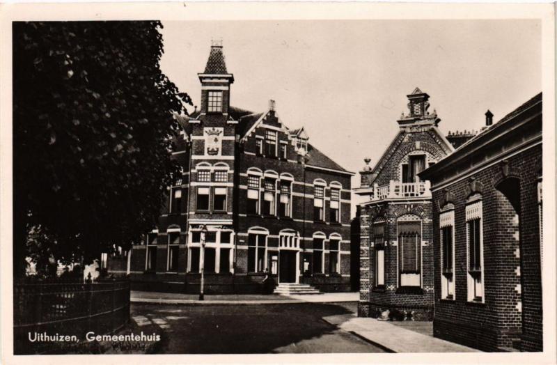 CPA AK Uithuizen Gemeentehuis NETHERLANDS (728363)