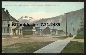 h3324 - REVELSTOKE BC Postcard 1910s McKenzie Avenue by Stedman