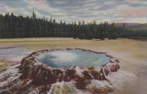 Punch Bowl Spring Upper Geyser Basin Yellowstone National Park Curteich