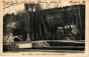 CPA Esbly Ecluse et Entree du Tunnel de Chalifert (1310016)