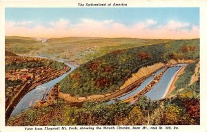 Flagstaff Mt. Park, showing Mauch Chunks, Bear Mt. Mauch Chunk, Pennsylvania ...