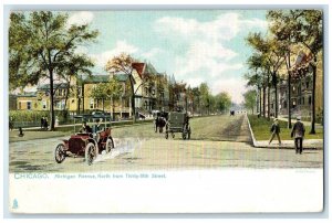 1906 Michigan Avenue North From Thirty Fifth Street Chicago IL Tuck's Postcard