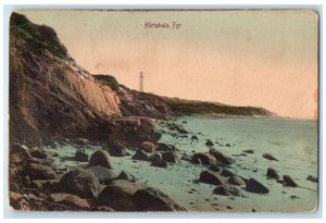 c1910 Hirtshals Lighthouse Vendsyssel Denmark Antique Unposted Postcard