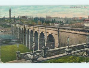 Divided-Back HIGH BRIDGE Manhattan New York NY p1823