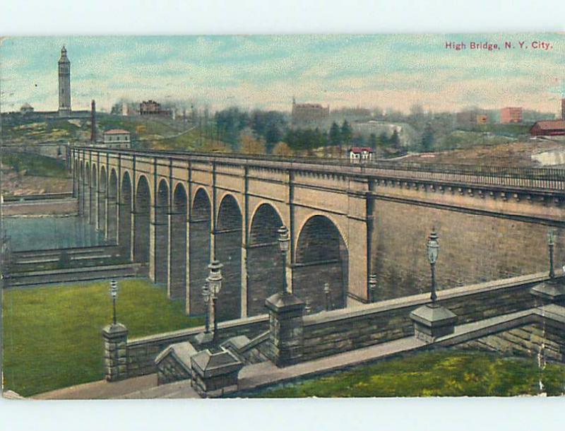 Divided-Back HIGH BRIDGE Manhattan New York NY p1823