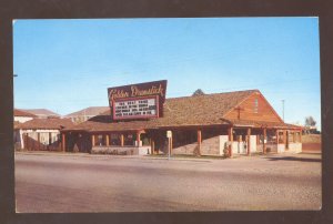 FLAGSTAFF ARIZONA ROUTE 66 GOLDEN DRUMSTICK RESTAURANT ADVERTISING POSTCARD
