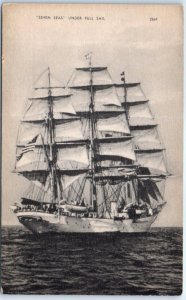 Postcard - Seven Seas Under Full Sail