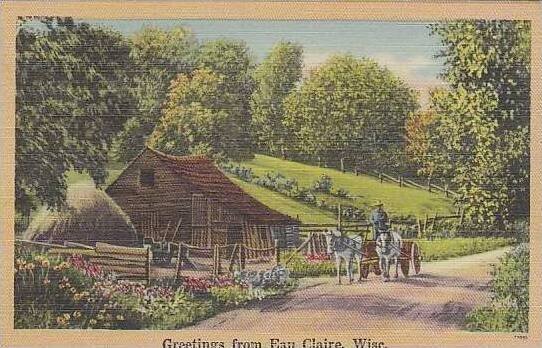 Wisconsin Eau Claire Greetings From