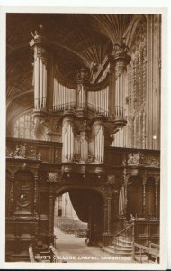 Cambridgeshire Postcard - King's College Chapel - Cambridge - RP - Ref 19272A