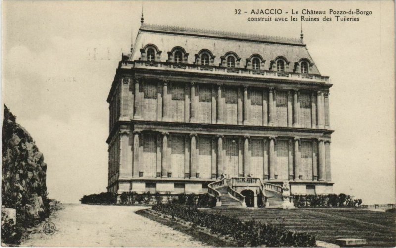 CPA Ajaccio Chateau Pozzo di Borgo CORSICA (1077697)