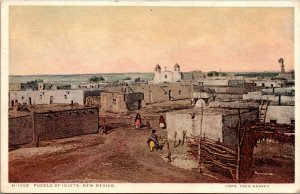 Vtg 1910s Pueblo of Islete Village New Mexico NM Postcard