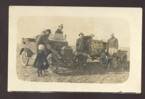 RPPC SPRAGUE OKLAHOMA ANTIQUE VINTAGE AUTOMOBILE CAR REAL PHOTO POSTCARD