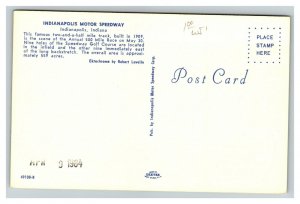 Vintage 1964 Postcard 500 Mile Indianapolis Motor Speedway Indianapolis IN