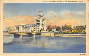 Memorial Coliseum, Plaza Cedar Rapids, Iowa