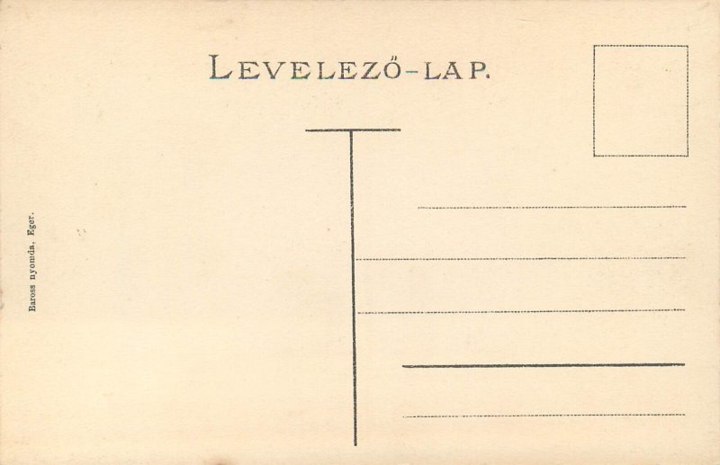 B514 Hungary Kerecsend steam brick factory old postcard