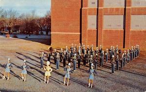 Bloomfield Nebraska birds eye view Bloomfield Marching Band vintage pc Y12973