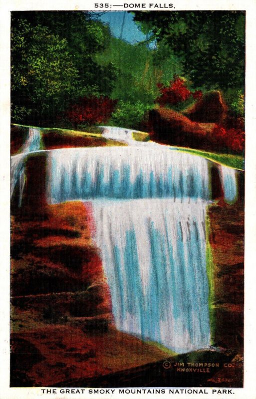 Tennessee Great Smoky Mountains Dome Falls 1951