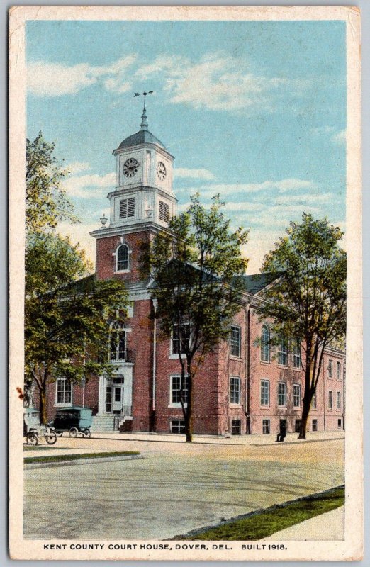 Dover Delaware 1920s Postcard Kent County Court House