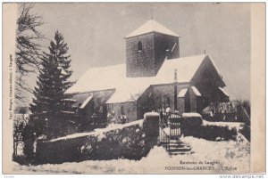 POINSON-les-GRANCEY , France , PU-1918 ; L'Eglise