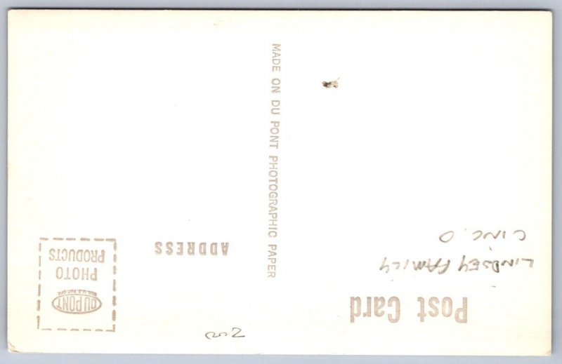 K41/ Cincinnati Ohio RPPC Postcard c60s Thomas Corwin Lindsey? Artist 473