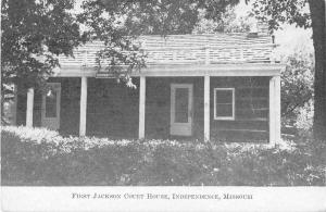 Independence Missouri First Jackson Court House Antique Postcard J51122