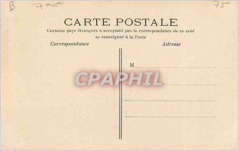 Old Postcard Paris on invalid dome