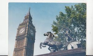 BF25060 big ben london and boadicea statue  united kingdom front/back image