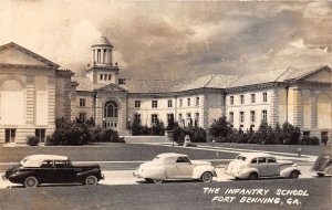 J46/ Fort Benning Georgia RPPC Postcard c1940s The Infantry School  119