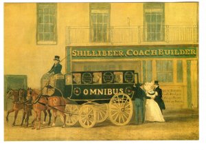 Horse Drawn, Shillibeer Omnibs, First Bus, London, England