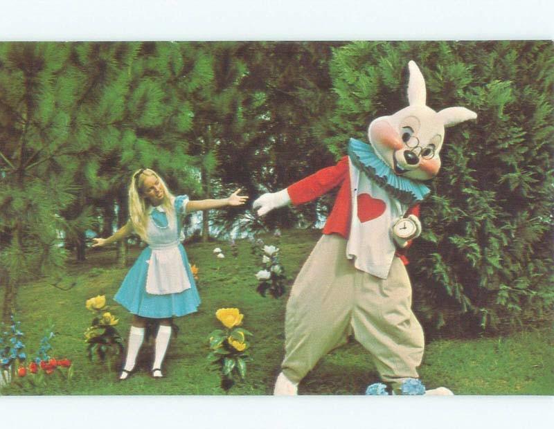 Pre-1980 ALICE IN WONDERLAND AT DISNEY WORLD Kissimmee - Orlando FL E3748