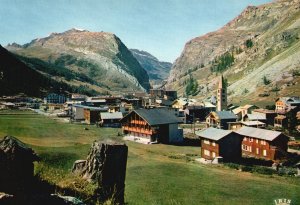 Vintage Postcard Val D'Isere Savoie Generale Tarentaise Valley Southeastern FR